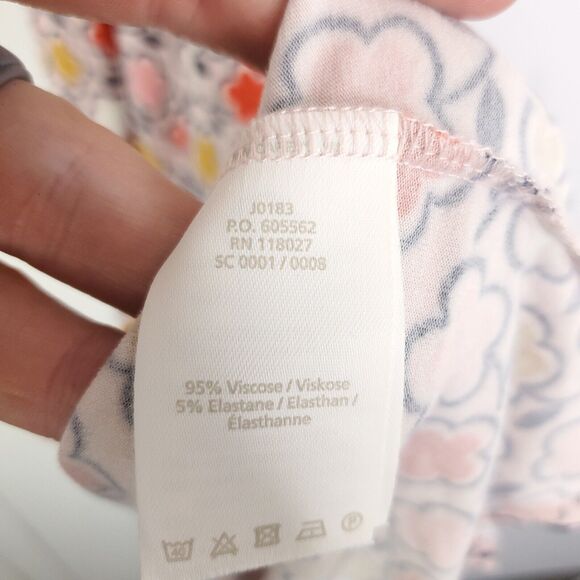 Boden Dress Womens 10 Wrap Tie Waist Frosting Floral Daisy Summer Knee Length - Picture 9 of 11